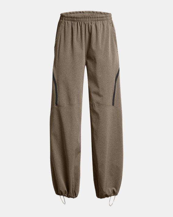 Women's UA Unstoppable Vent Parachute Pants in Brown image number 5